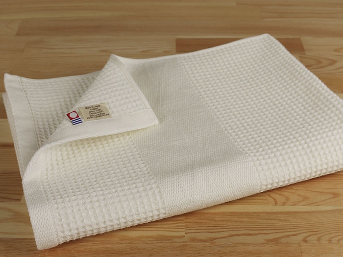 【 キナリ 】 オーガニック ワッフル バス ＆ フェイスタオル セット OG-20 タオル スーピマコットン スーピマ オーガニックコットン 綿 高級 ギフト お祝い